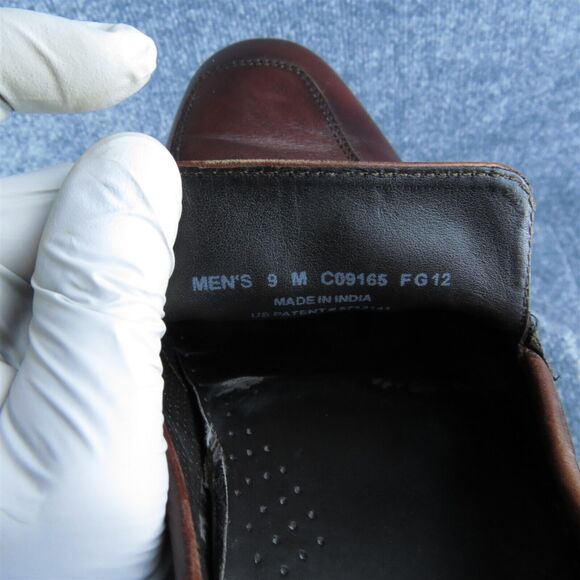 Cole Haan Men Loafer Shoes Size 9 Medium Brown Leather Slip On - Picture 7 of 10